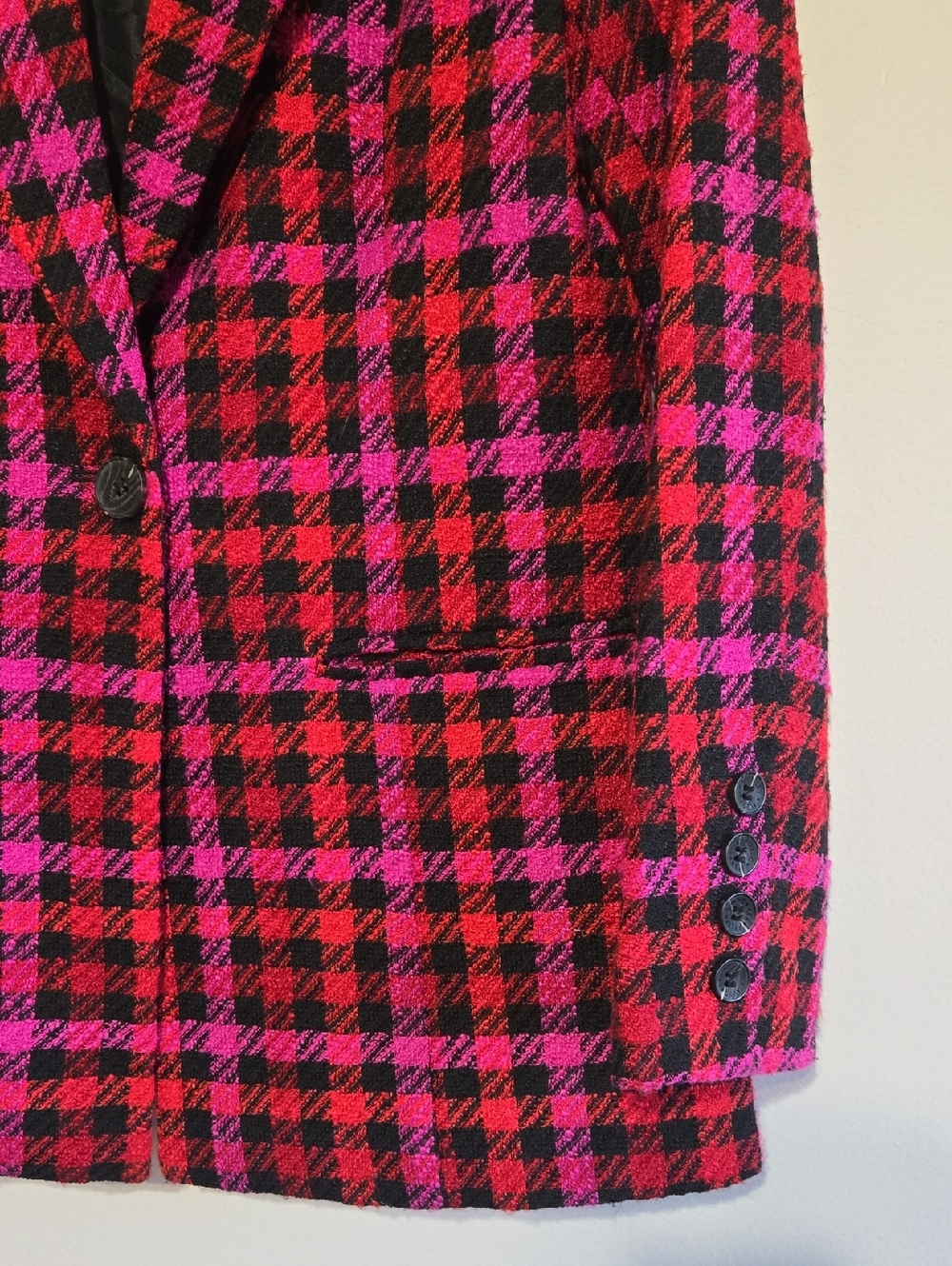 Avec Les Filles Houndstooth Tweed Blazer - Picture 8 of 11